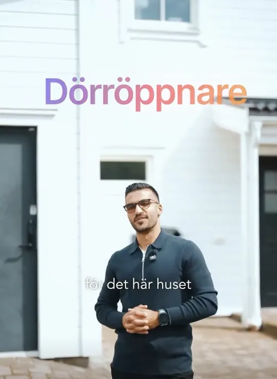 Dörröppnare – mäklarfilm av CB Media med 795 000 visningar på Instagram